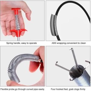 ড্রেন ক্লিনার ক্লগ রিমুভাল ক্লিনিং টুল / Drain / Basin pipe/ Tar Cleaner