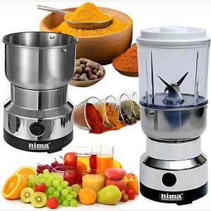 Nima 2 In 1 Blender & Grinder, Electric Grinder & Juicer,Nima 2-in-1 ইলেকট্রিক ব্লেন্ডার এবং গ্রাইন্ডার