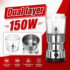 Nima 2 In 1 Blender & Grinder, Electric Grinder & Juicer,Nima 2-in-1 ইলেকট্রিক ব্লেন্ডার এবং গ্রাইন্ডার